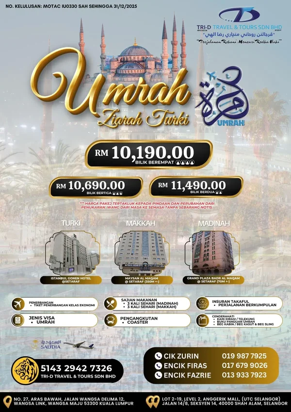 Umrah Ziarah Turki
